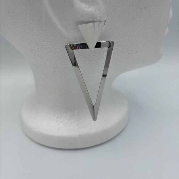 Cuff bracelet , stamped solid 925 silver, mirror finish,1 inch width, new - Picture 14 of 16